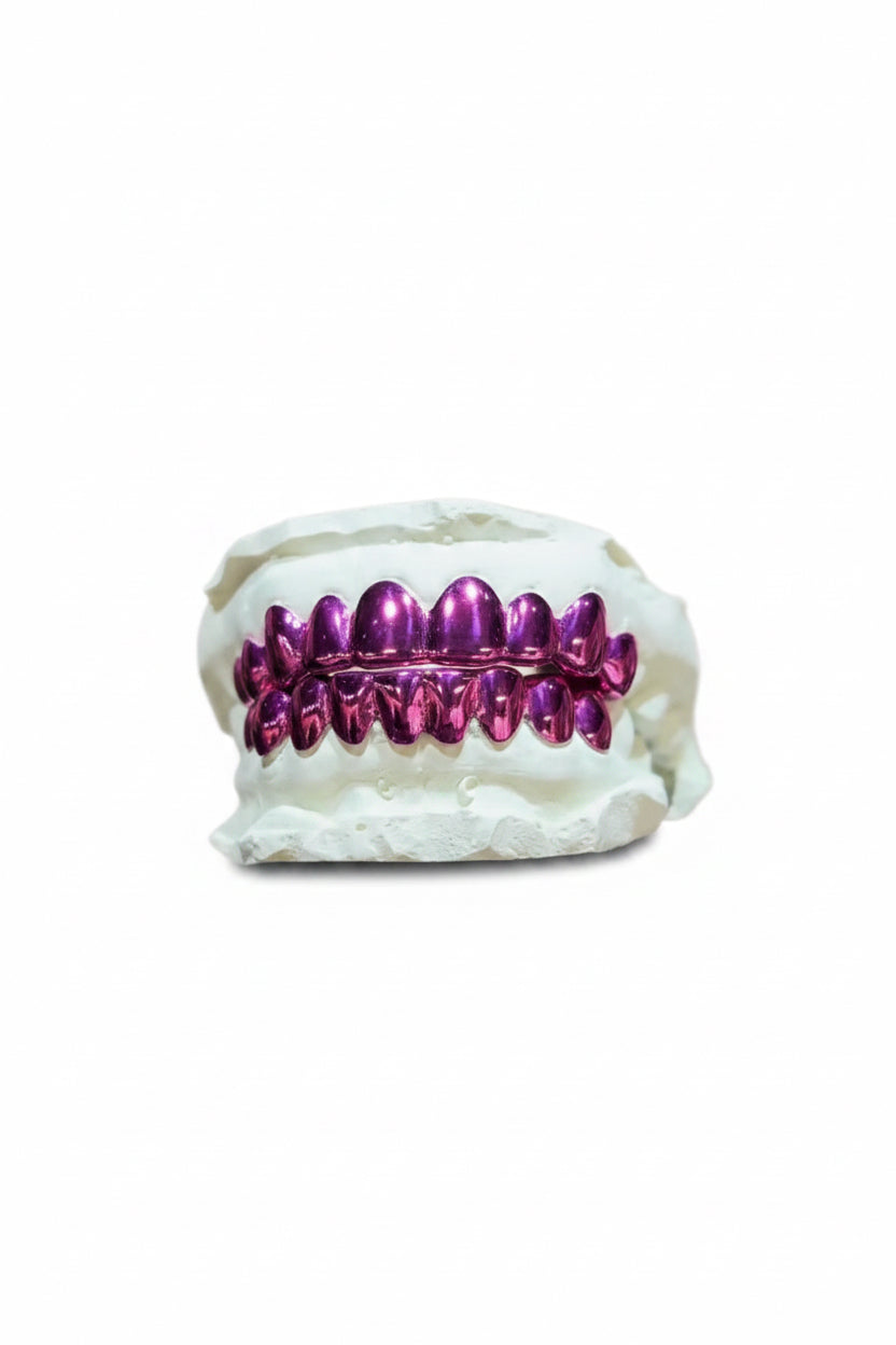 ANODIZED GRILLZ SET 8 X 8 SILVER